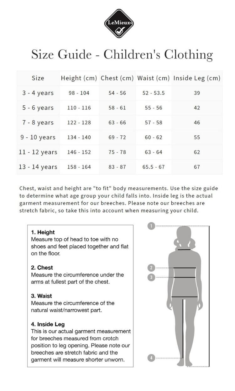 Mobile size guide