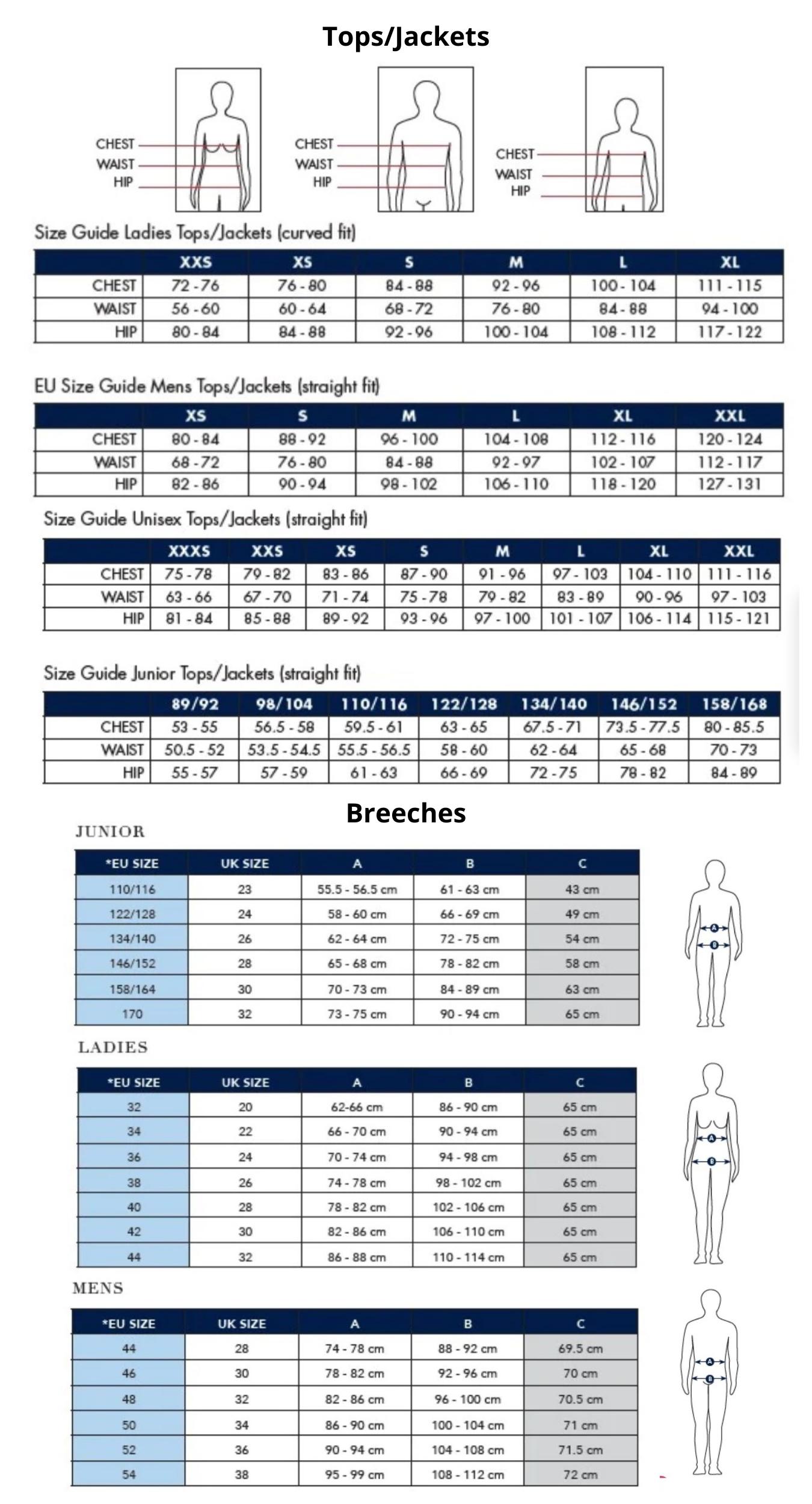 Desktop  size guide