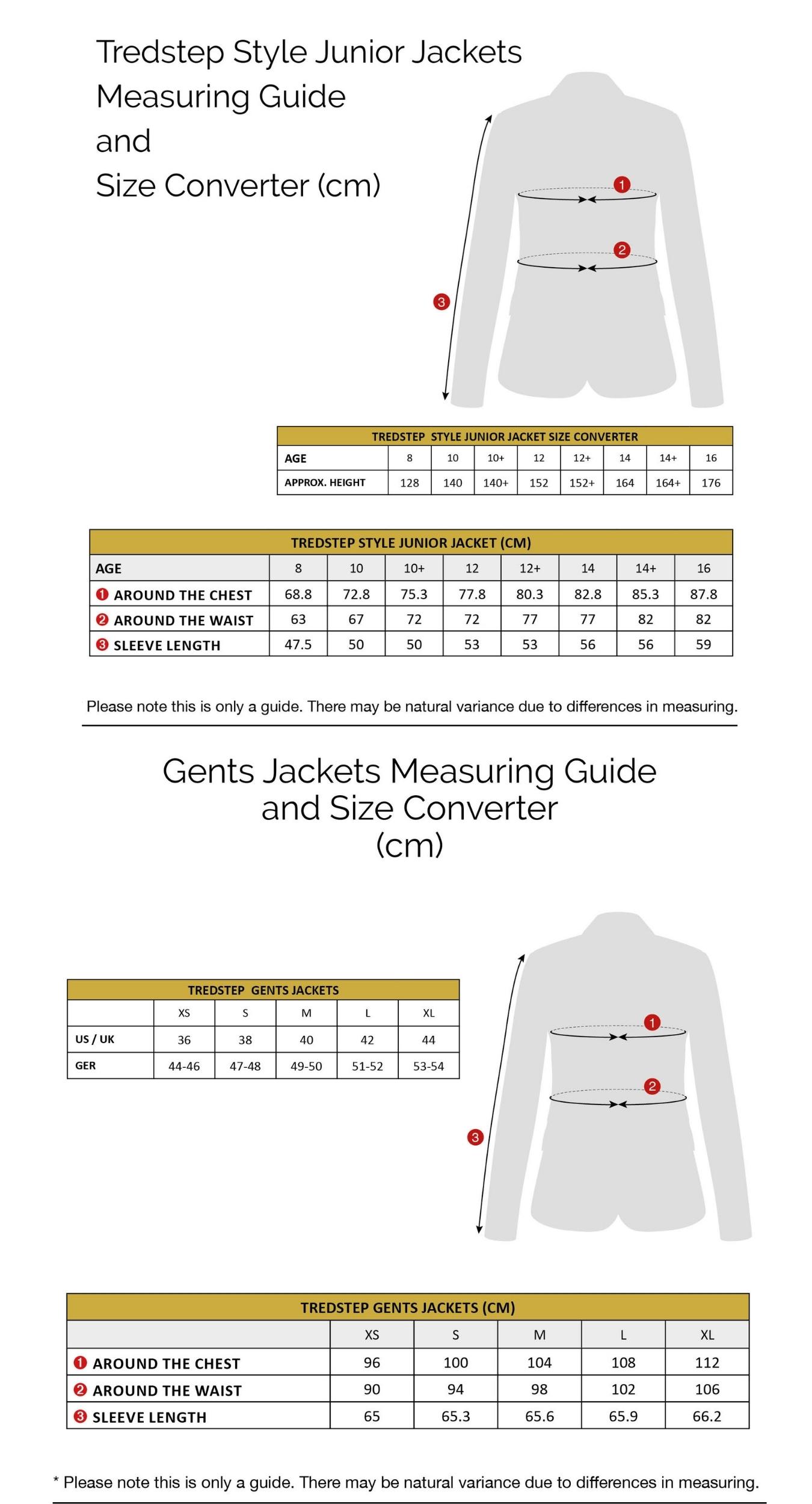 Desktop size guide