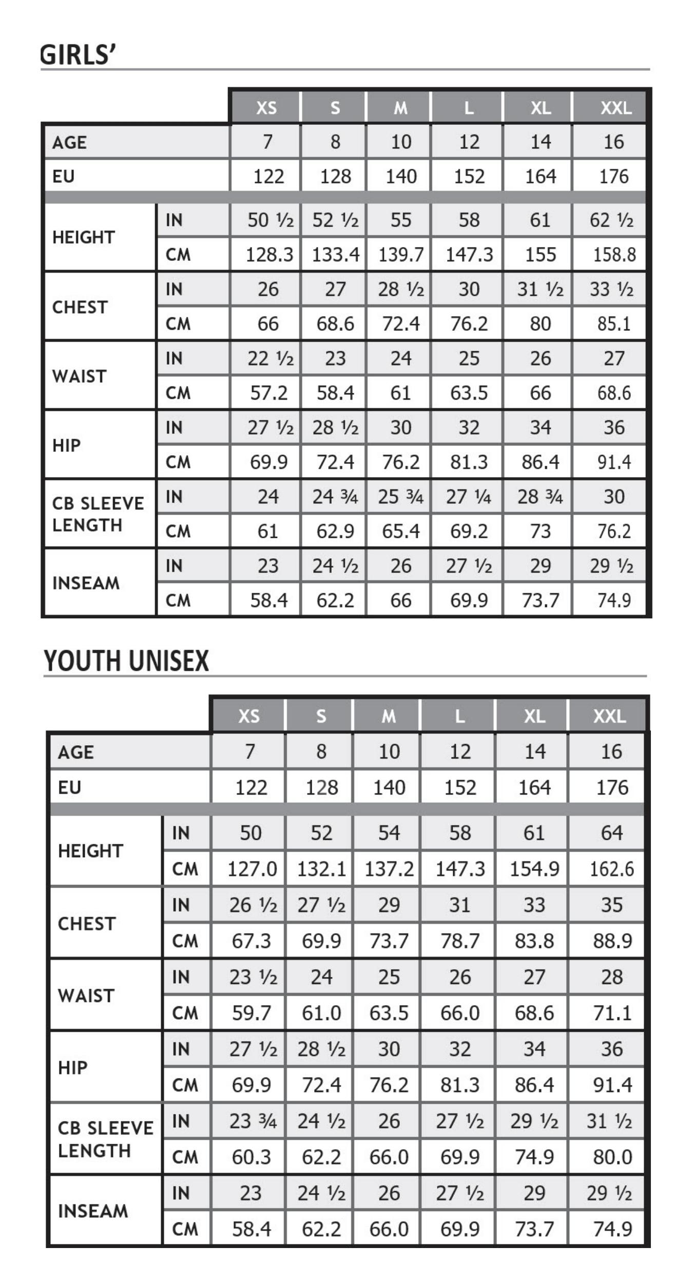 Desktop  size guide