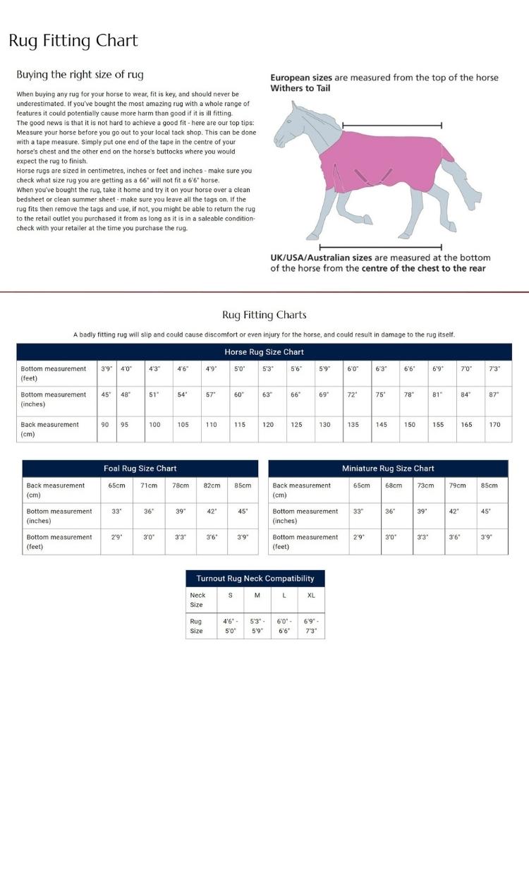 Mobile  size guide