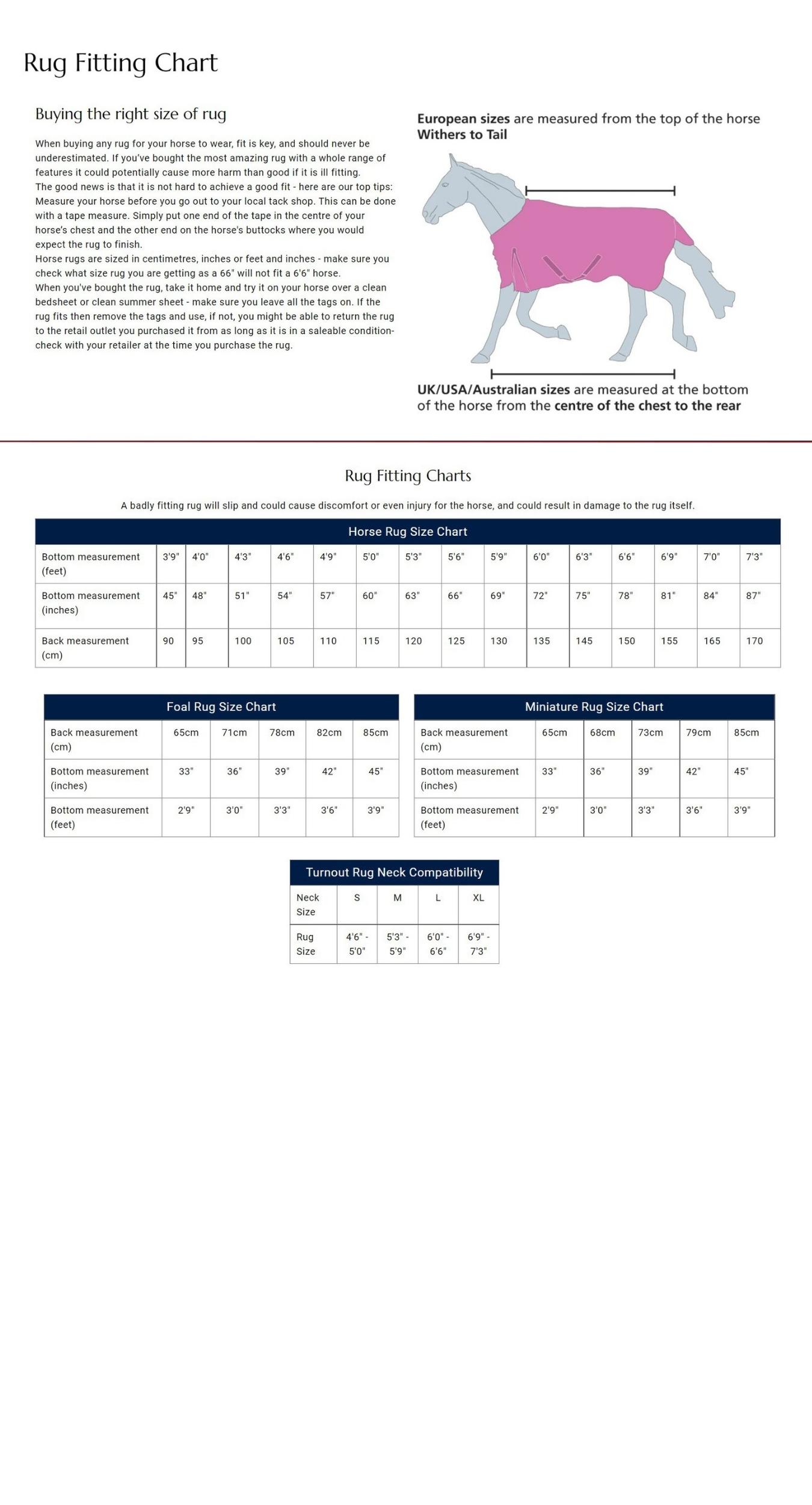 Desktop  size guide