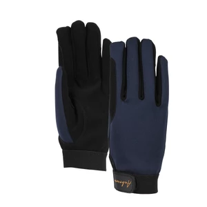 Aubrion Team Winter Riding Gloves - Young Rider - Navy in Navy