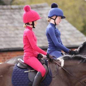 Aubrion Revive Winter Baselayer - Young Rider - Cerise in Cerise