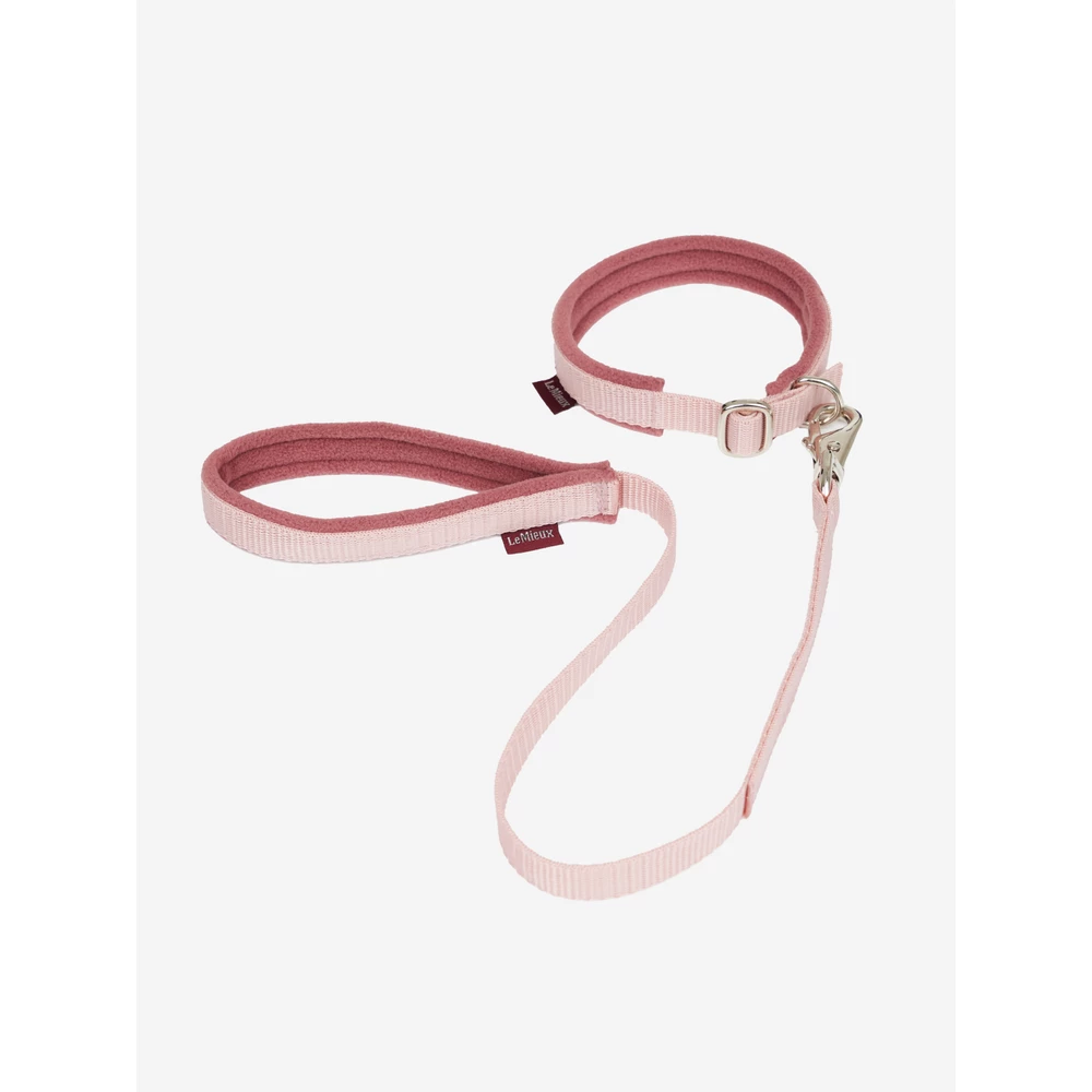 LeMieux Toy Puppy Collar & Lead - Pink Quartz in Pink Quartz