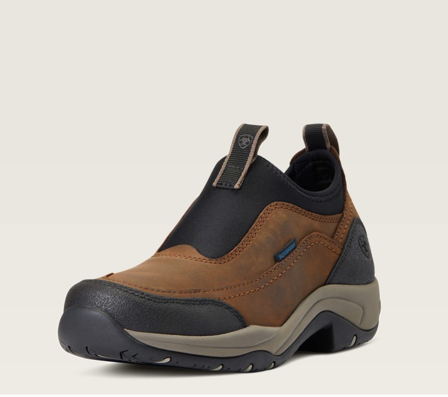 Ariat Terrain Ease Waterproof Boot - Oily Distressed Brown