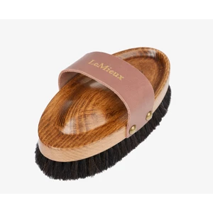 LeMieux Artisan Lambswool Body Brush - Brown in Brown