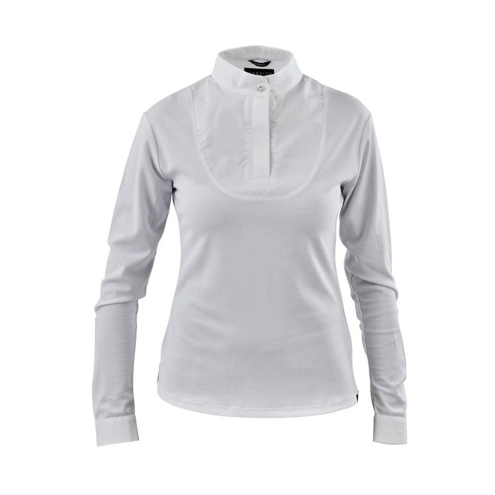 Aubrion Long Sleeve Stock Shirt - White in White