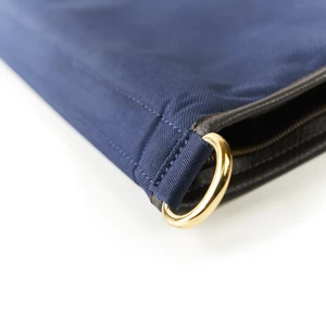 Aubrion Horse Passport Folder - Navy in Navy