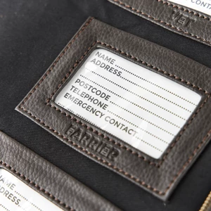 Aubrion Horse Passport Folder - Navy in Navy