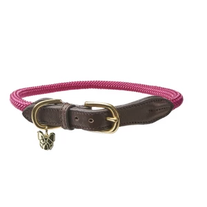 Digby & Fox Fine Rope Collar - Pink in Pink