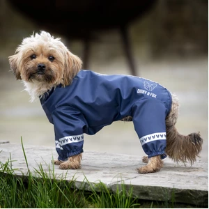 Digby & Fox Cover-All Dog Coat - Navy in Navy