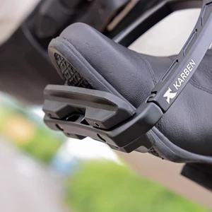 Karben Ultra Grip Stirrups - Black in Black