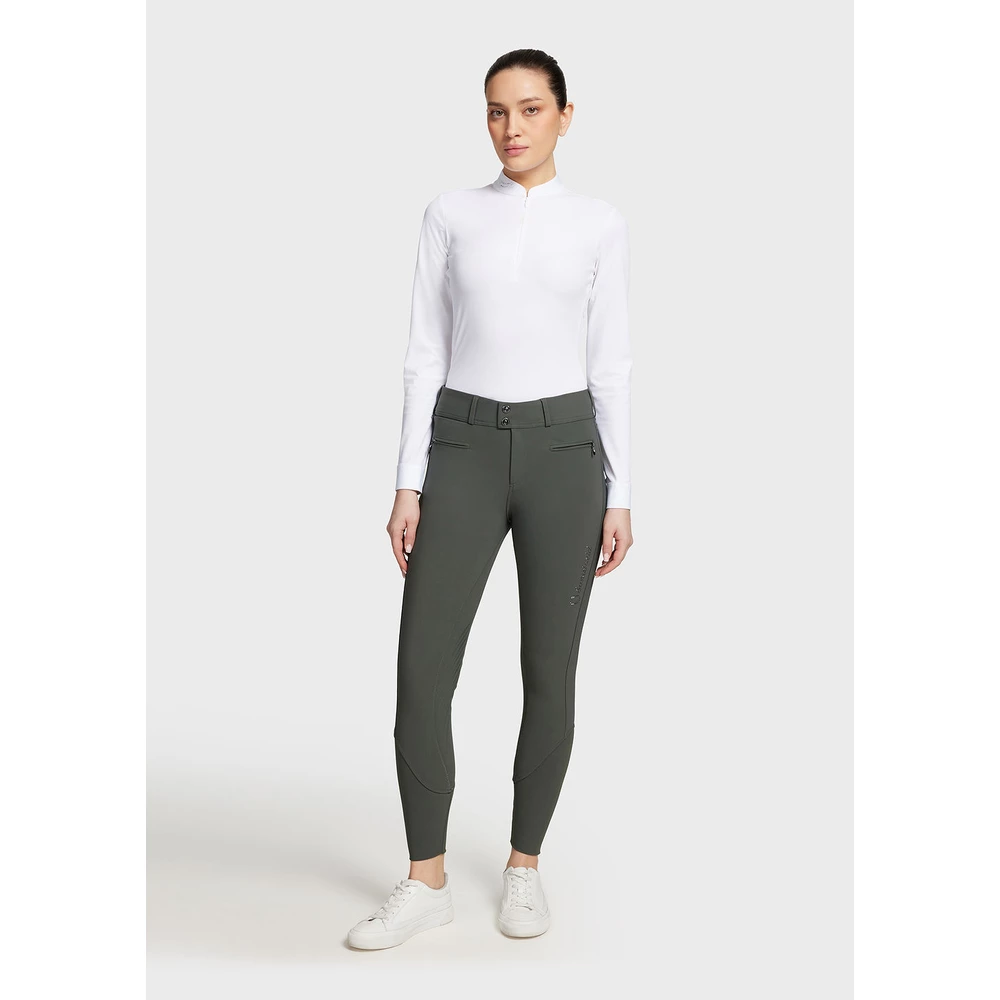 Samshield CLARA Knee Grip Breeches - Dark Forest in Dark Forest