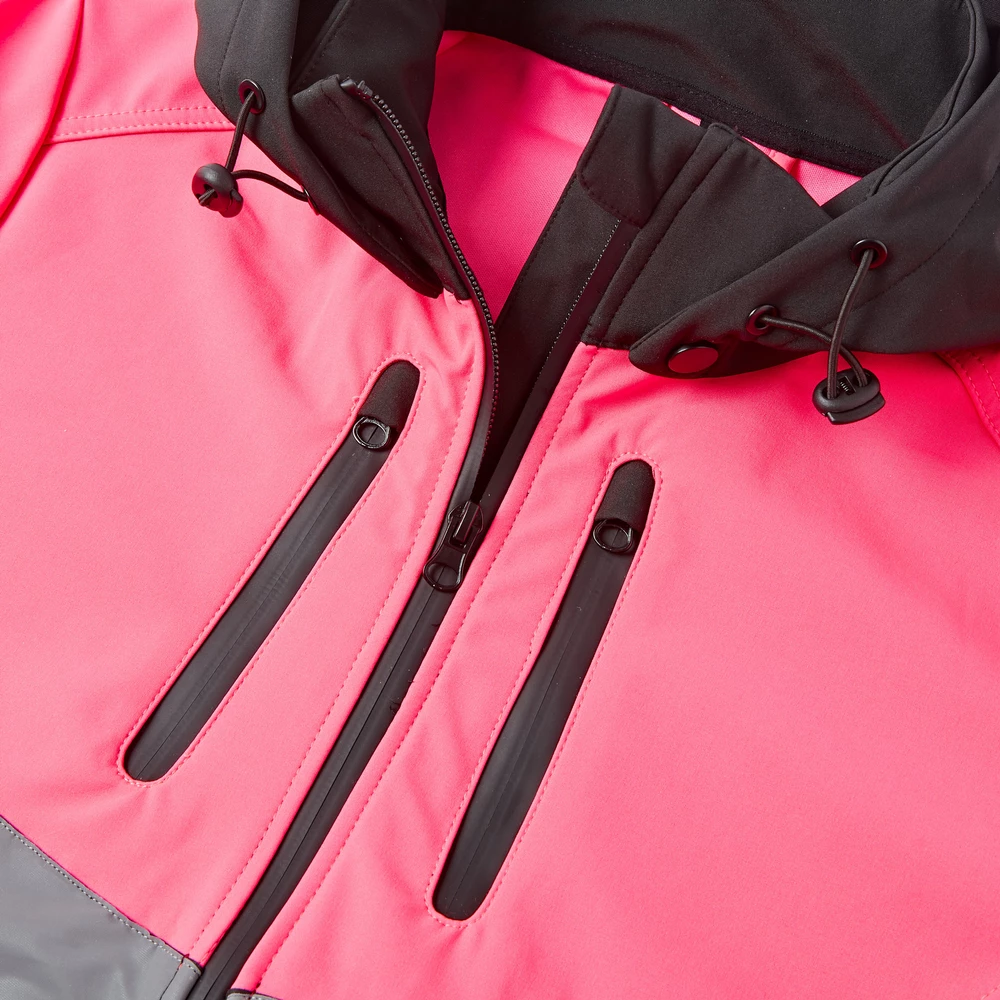 Veste de pluie imperméable rose