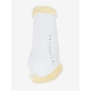 LeMieux Motionflex Dressage Boot with Fleece Edge - White/Natural in White/Natural