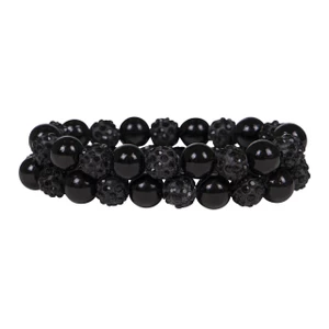 QHP Hair scrunchie Twinkle - Black in Black