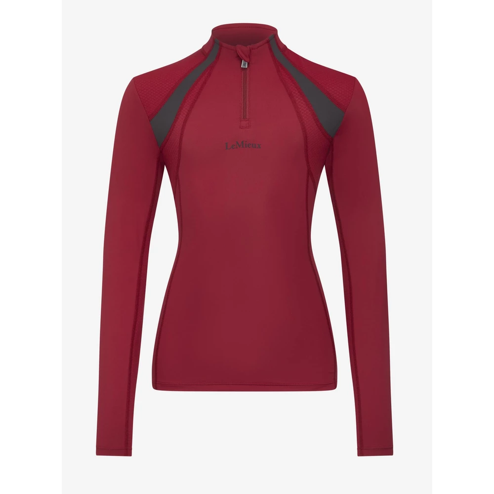 LeMieux Young Rider Mia Mesh Base Layer Ember in Ember