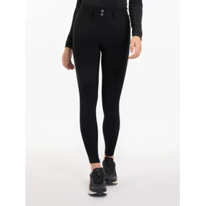 LeMieux Isabelle Knee Grip Breeches Black in Black