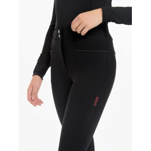 LeMieux Isabelle Knee Grip Breeches Black in Black