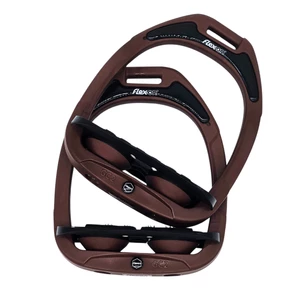 Flex On Green Composite Stirrups IUG Frame - Chocolate/Black in Chocolate/Black