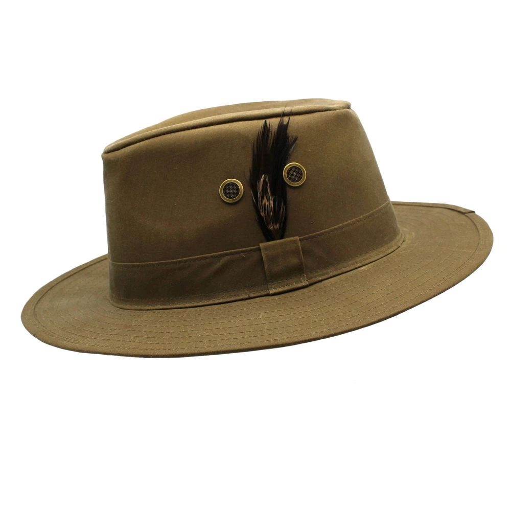 Heather Hats & Accessories Rambler Wax Trilby Hat - Sand in Sand
