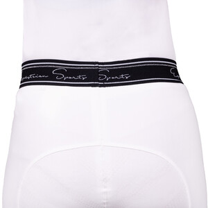 QHP Riding tights Eden Junior Competition full grip - White in White