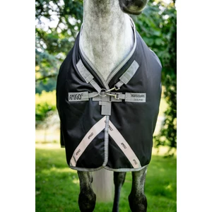 Horseware Amigo Amigo 1200D Turnout 250g  - Black/Titanium Grey & Silver in Black/Titanium Grey & Silver