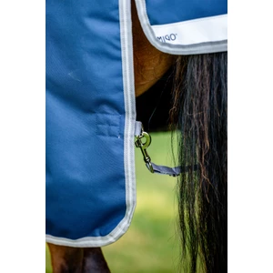 Horseware Amigo Amigo 1200D Rug Turnout 400g  - Navy/Titanium Grey & Silver in Navy/Titanium Grey & Silver