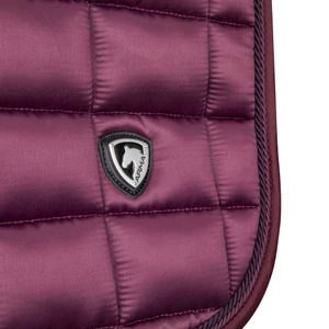 Arma Eltar Satin Jump Saddlecloth - Black Cherry in Black/Cherry