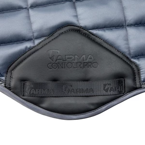 Arma Eltar Satin Jump Saddlecloth - Grey in Grey