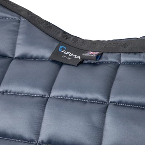 Arma Eltar Satin Jump Saddlecloth - Grey in Grey