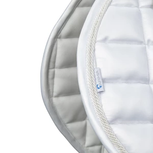 Arma Eltar Satin Jump Saddlecloth - White 