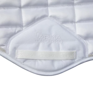 Arma Eltar Satin Jump Saddlecloth - White in White