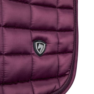 Arma Eltar Satin Saddlecloth - Black Cherry in Black/Cherry