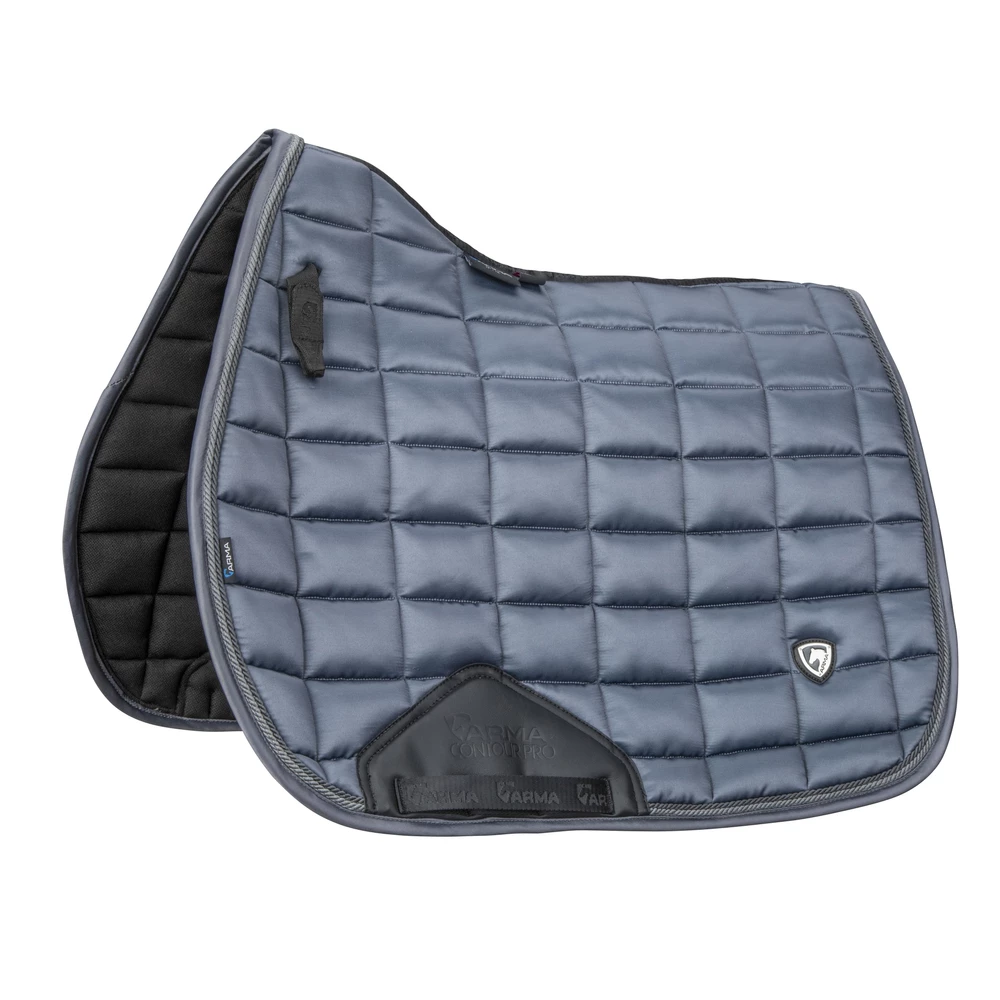 Arma Eltar Satin Saddlecloth - Grey in Grey