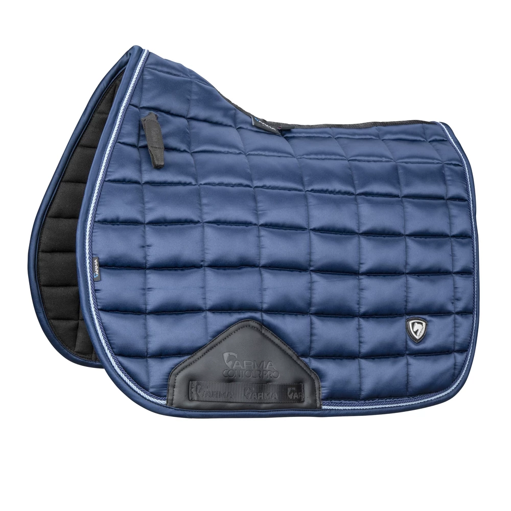 Arma Eltar Satin Saddlecloth - Navy in Navy