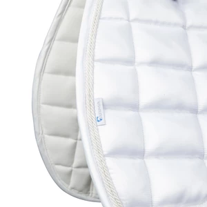Arma Eltar Satin Saddlecloth - White 