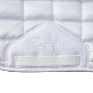 Arma Eltar Satin Saddlecloth - White in White