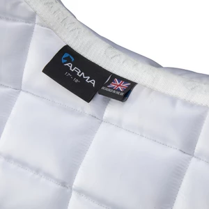 Arma Eltar Satin Saddlecloth - White in White