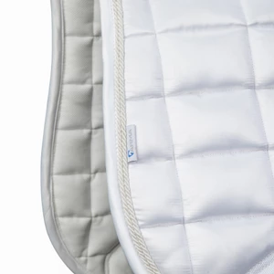 Arma Eltar Satin Dressage Saddlecloth - White 