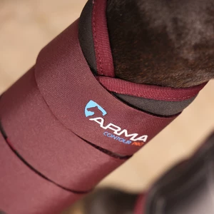 Arma Contour Pro Brushing Boots - Black Cherry in Black/Cherry
