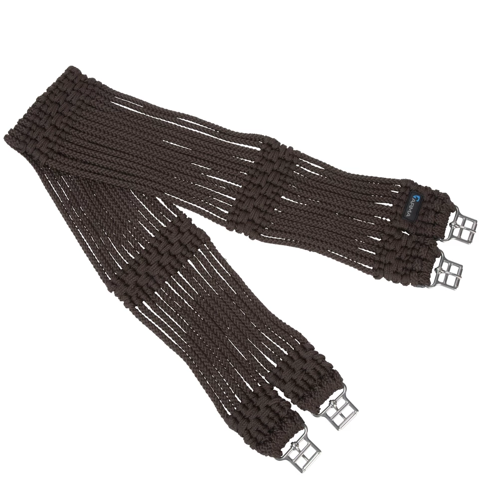 Arma Braided Girth - Brown in Brown