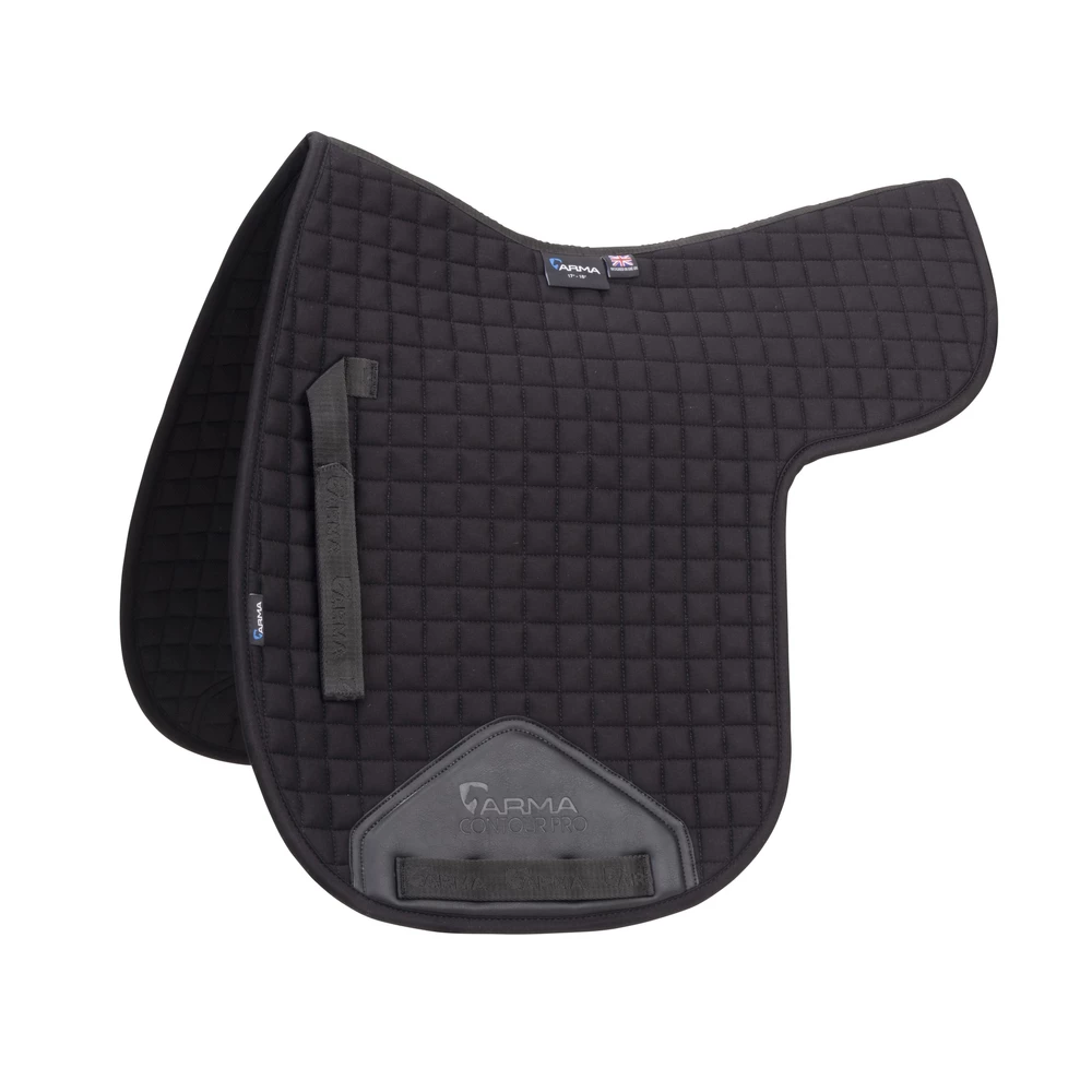 Arma Deluxe Cotton Numnah - Black in Black