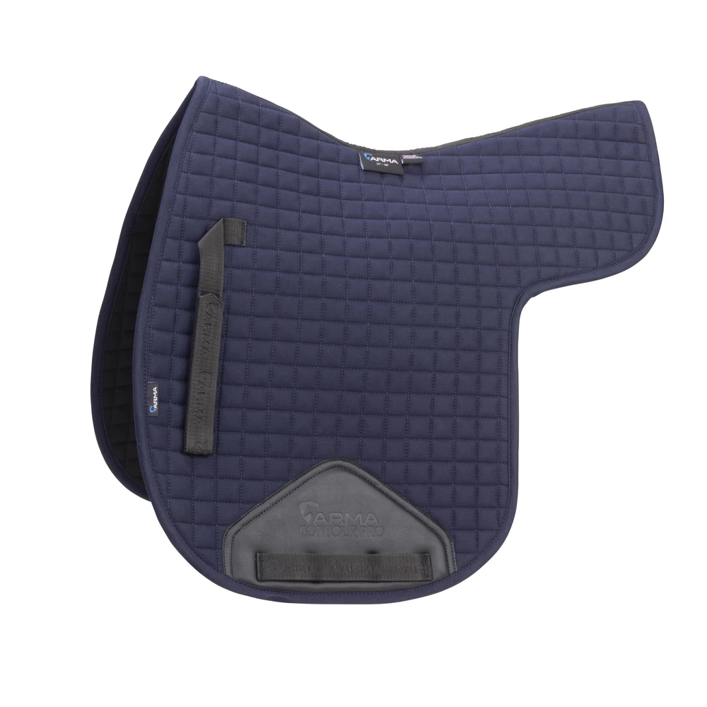 Arma Deluxe Cotton Numnah - Navy in Navy