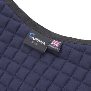 Arma Deluxe Cotton Numnah - Navy in Navy