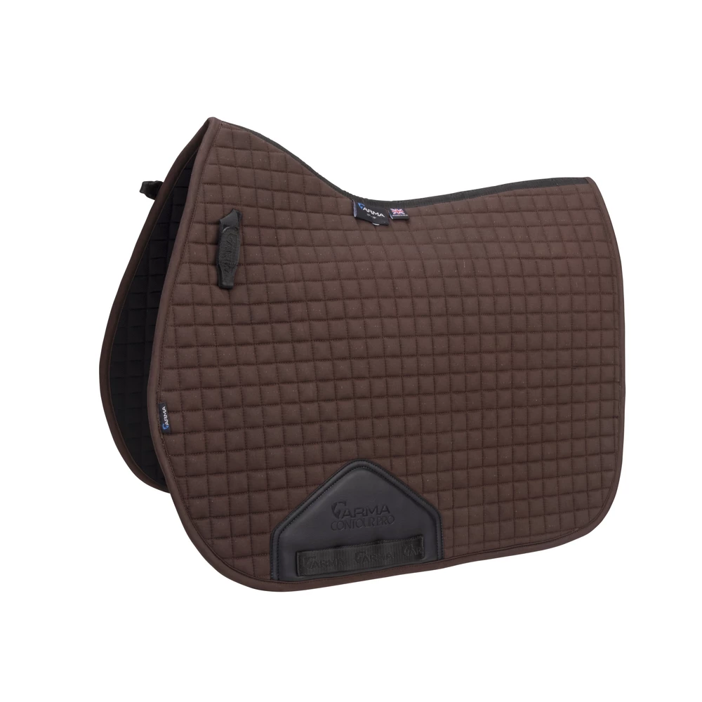 Arma Deluxe Cotton Saddlecloth - Brown in Brown