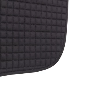 Arma Deluxe Cotton Saddlecloth - Black in Black