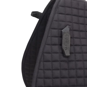 Arma Deluxe Cotton Saddlecloth - Black in Black