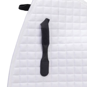 Arma Deluxe Cotton Saddlecloth - White in White
